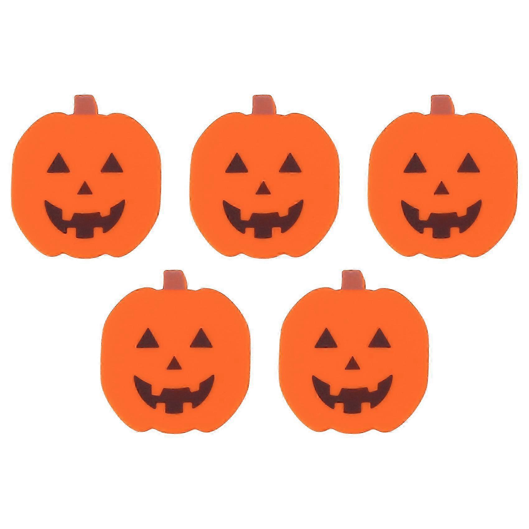 Pumpkin Knobs, Cartoon Soft Cabinet Knobs, Halloween Pumpkin Cabinet Handle, Fun Halloween Home Decor 5Pcs