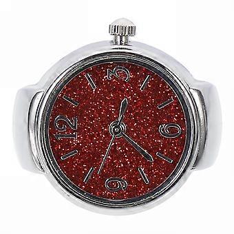 Fingeruhr für Damen und Herren aus Zinklegierung im Ringdesign