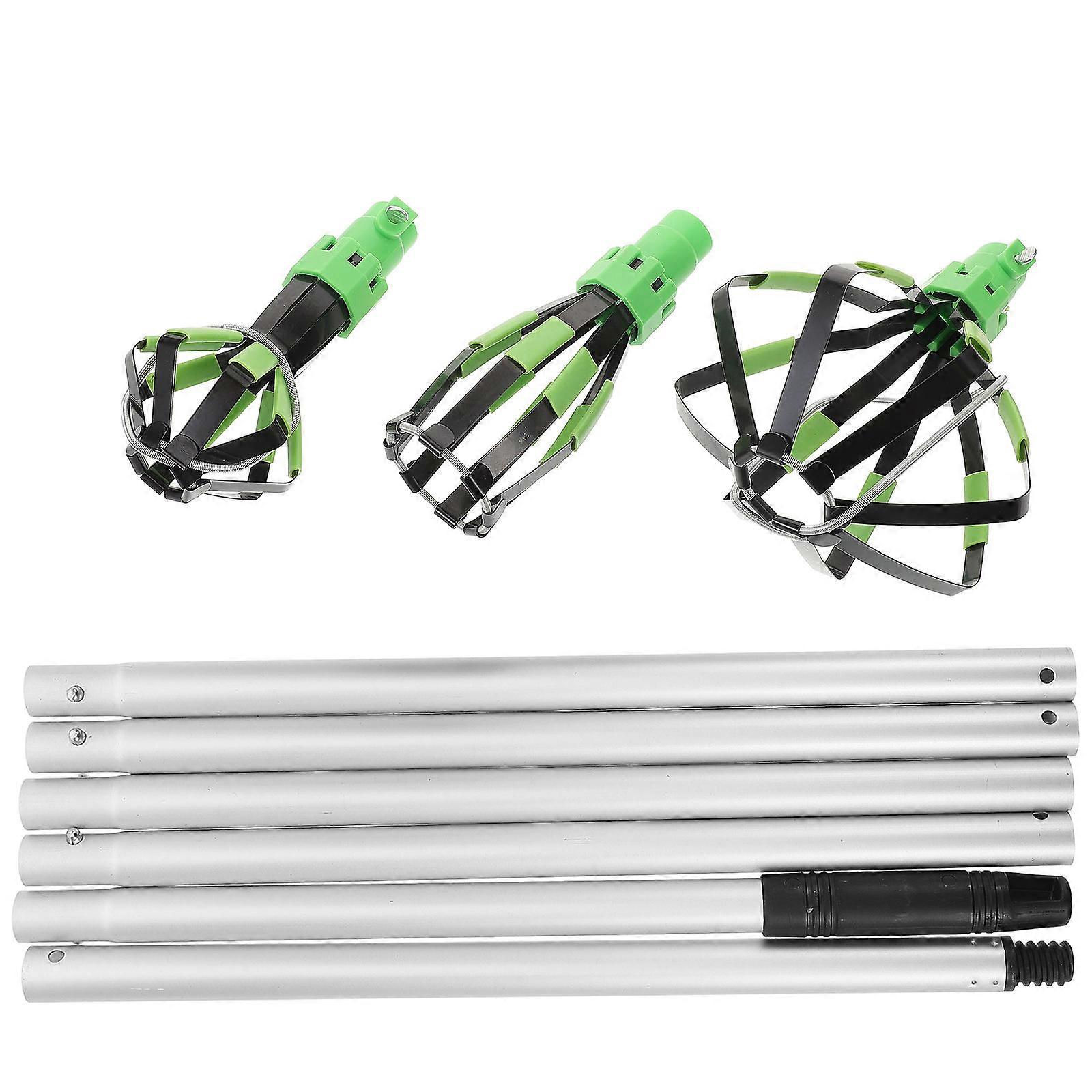 Light Bulb Changer Tool for High Ceilings with Adjustable Rods 1Set