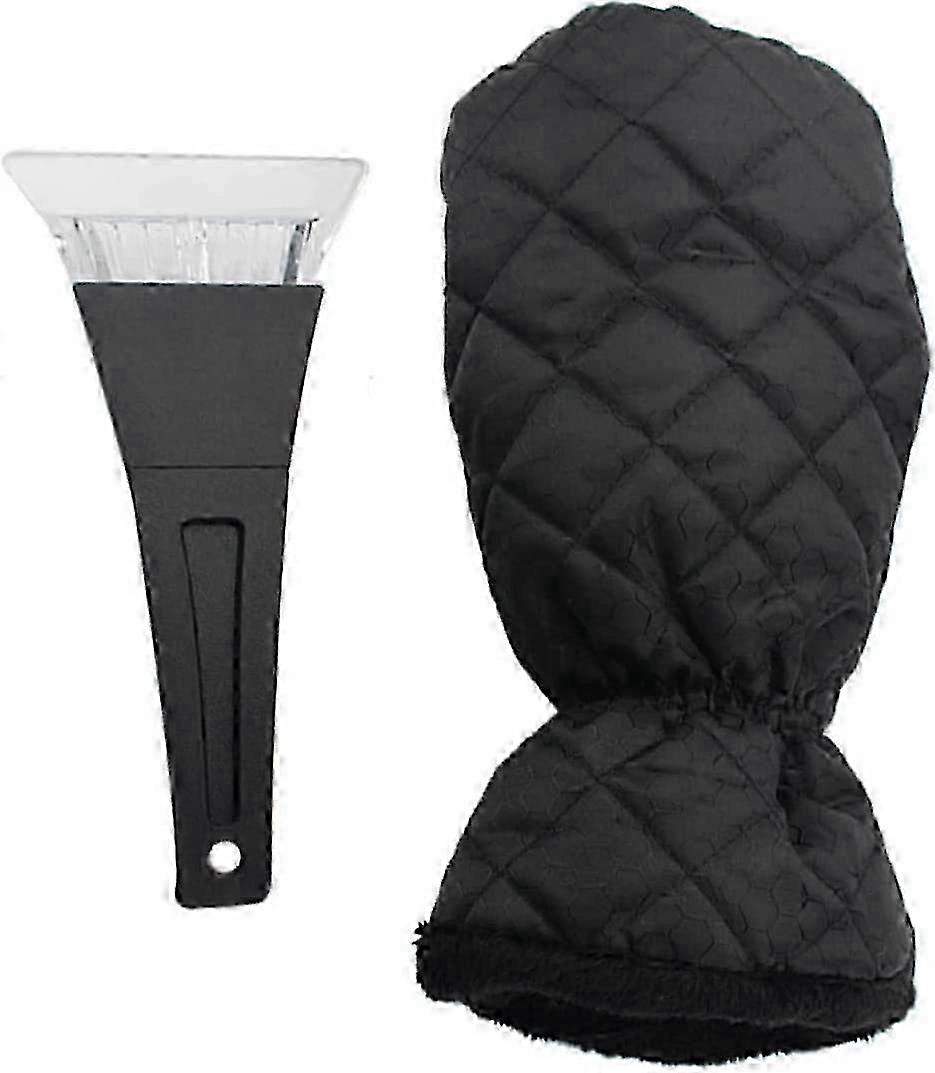 Windshield scraper with gloves, ice scraper, windshield silencer, squeegee, ultra-light window scraper