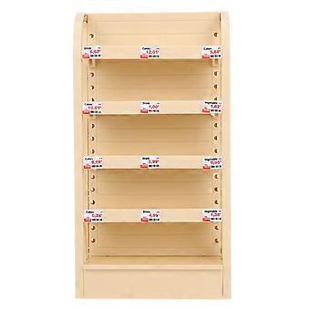 Prateleiras de Supermercado em Miniatura Modelo de Móveis Multi Camadas Expositor para Casa de Bonecas Mini Armário de Armazenamento para Crianças Brinca de Faz de Conta Casa de Bonecas Cozinha Dec