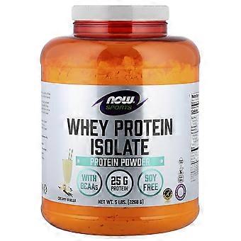 NOW Foods, Sports, Isolat de protéines de lactosérum, Vanille crémeuse, 2 268 g (5 lb)