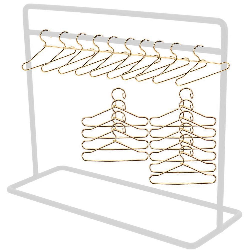 Cabideiro para roupas de boneca, 1 conjunto, branco