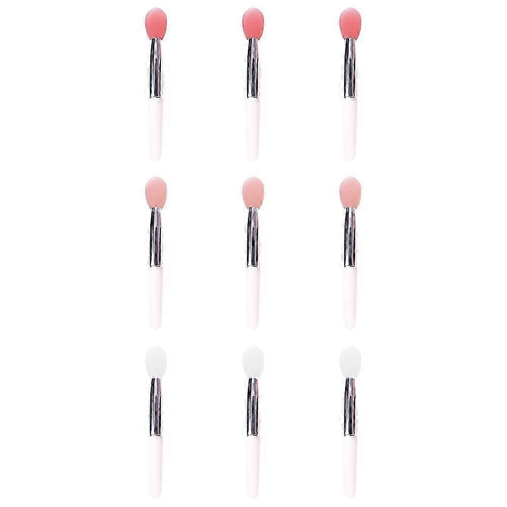 Silicone Lip Brush Applicator Set, 9Pcs for Makeup Application