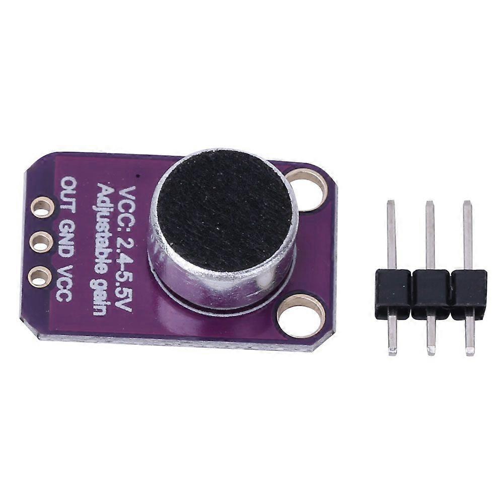 MAX4466 Microphone Amplifier Module Sound Sensor 2.4V to 5.5V Microphone Preamplifier
