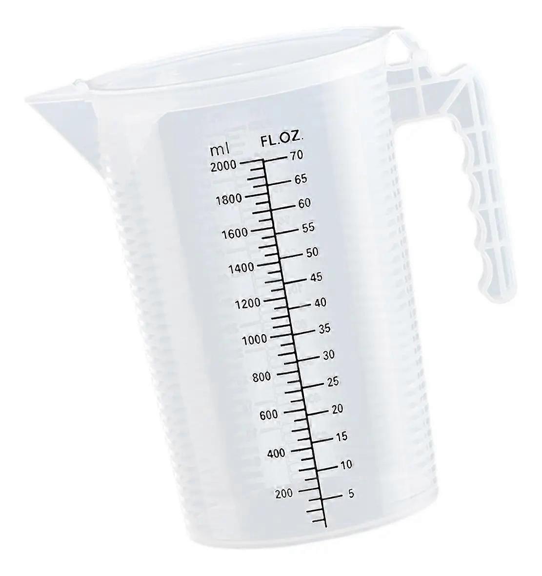 Measuring Cup with Kitchen Tools, Scaled for 2L