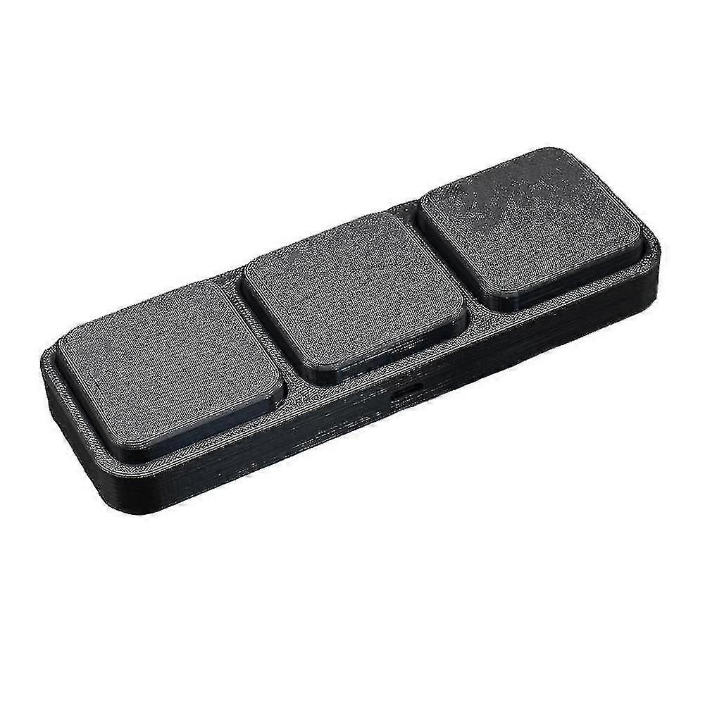 1/2/3 Large Key Usb Programmable Macro Keyboard For Windows Linux Macos Hot Key Mouse One Key Button