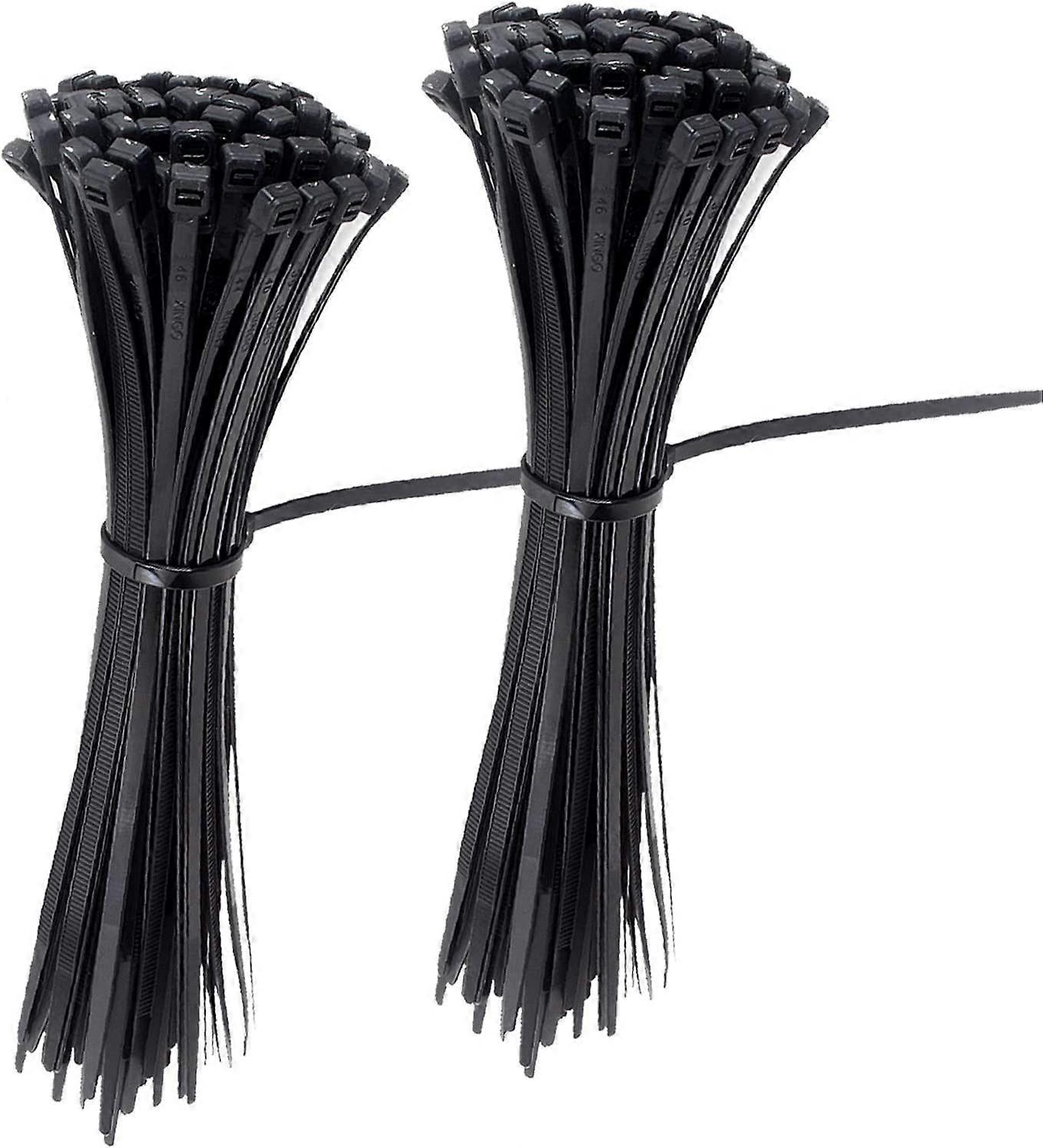 Câble Zip Ties Nylon Self Locking Wire Ties 4 pouces 200 Pièces Noir