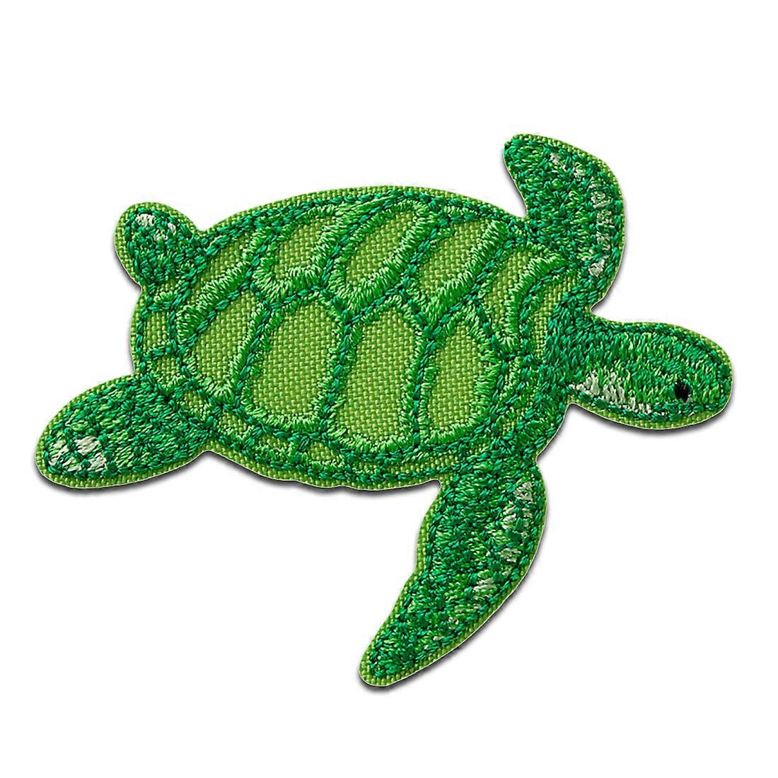 Patch / Iron-on Patch - Recycle Patch Turtle Animal Water Think Green - Patch