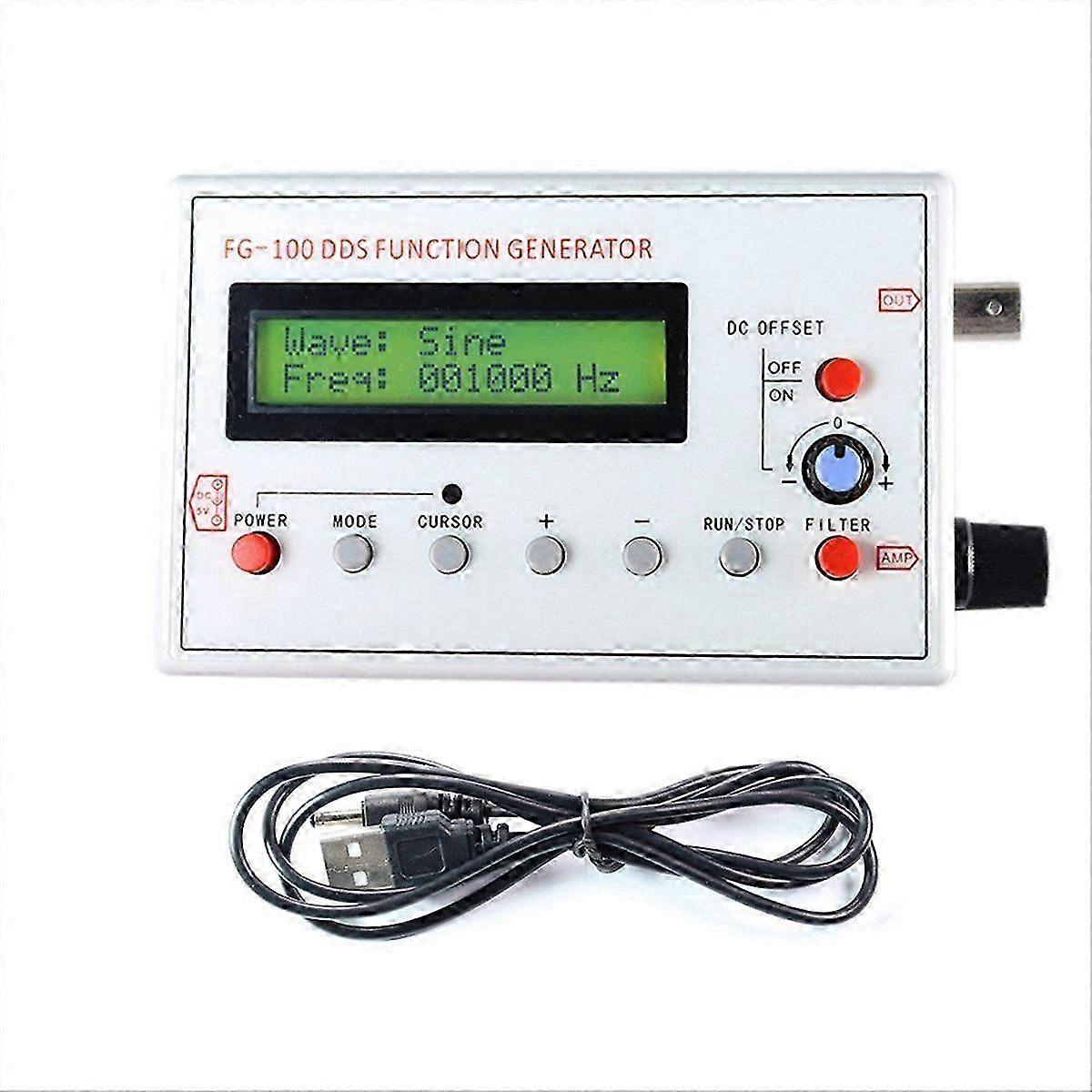 FG-100 DDS Function Signal Generator Sine Wave Frequency Counter Module