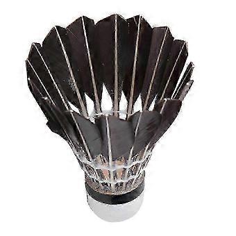 12-Pack Goose Feather Badminton Shuttlecocks Sport Training Hight Speed Black 2025_f5