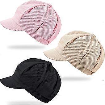 3 piezas Gorra Newsboy para mujer, gorra de verano, boina, sombrero de taxista/pintor, sombreros con visera octogonal vintage de 8 paneles