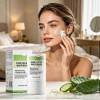 Cactus Pore Minimizer Balm Stick, kylande formula för förstorade porer, icke-fet porlindring för alla hudtyper