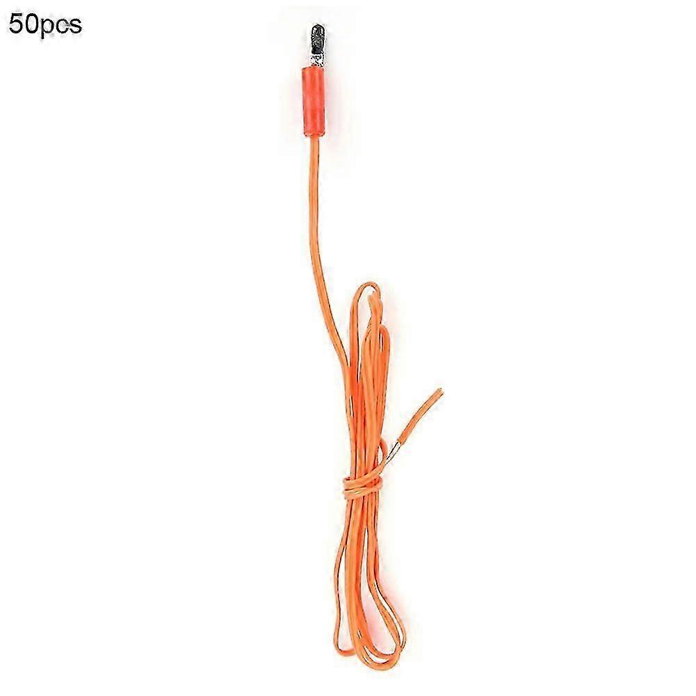 50PCS Electronic Firework Igniter Cable for Wireless Remote Control, 100 cm