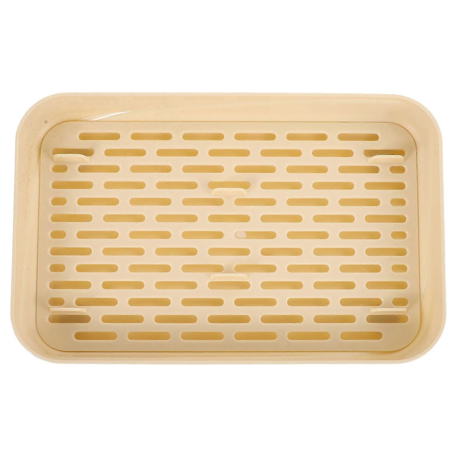 White Kitchen Drying Rack for Dish Storage Multi-Purpose 1Pcs Holder