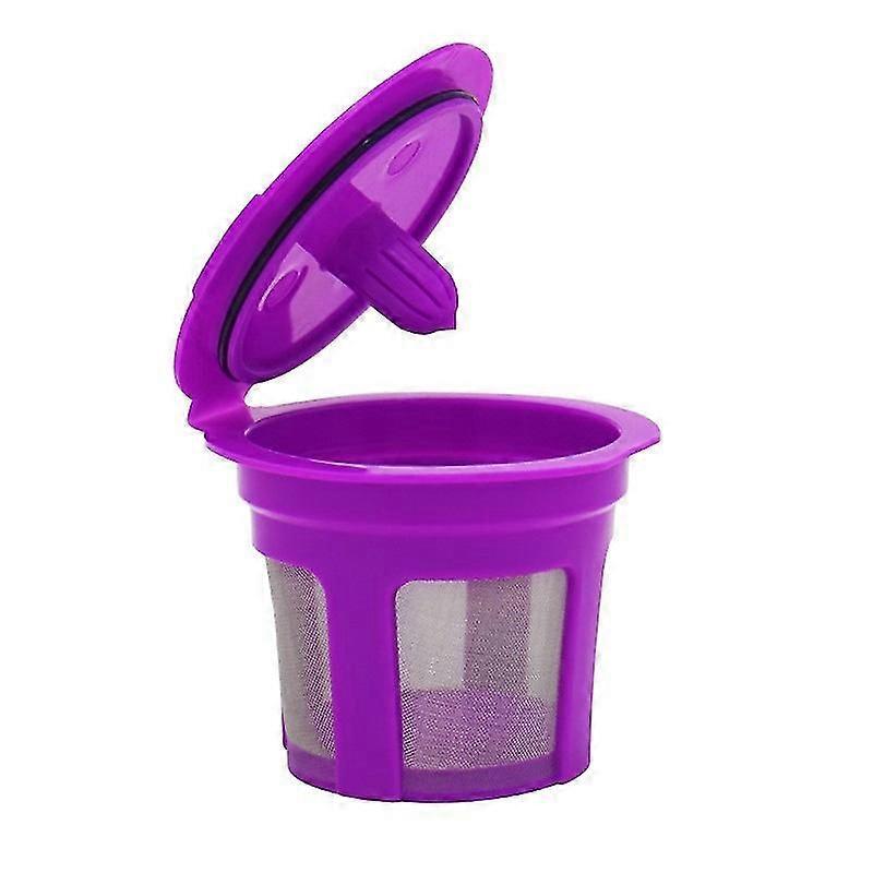 6 Pack Refillable Réutilisable K-cup Coffee Filter Pod Purple