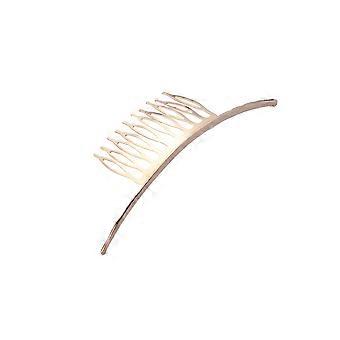 Eenvoudig haar zijkammen Sweet comb Hair Clip Band haarkam voor vrouwen meisjes dames (gouden)