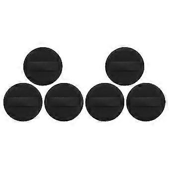 6pcs Ultra Thin PU Makeup Applicators for Face Powder & Foundation – Compatible with Classic Black Sponges