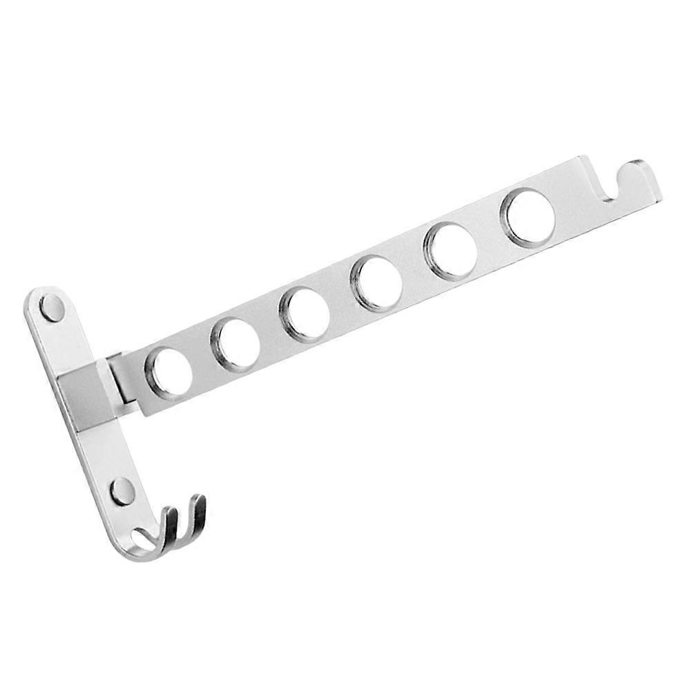 Laundry Drying Rack Clothes Hanger Holder for Storage Use 2Sets Silver