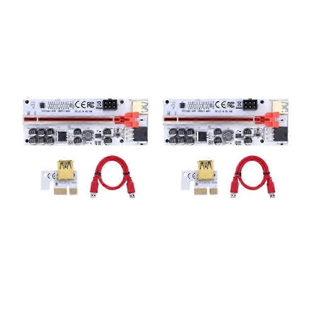 Riser Ver012 Max Usb 3.0 Pci-e Riser Ver 012 Max Express 1x 16x Extender Gpu Riser Adapter Card Led