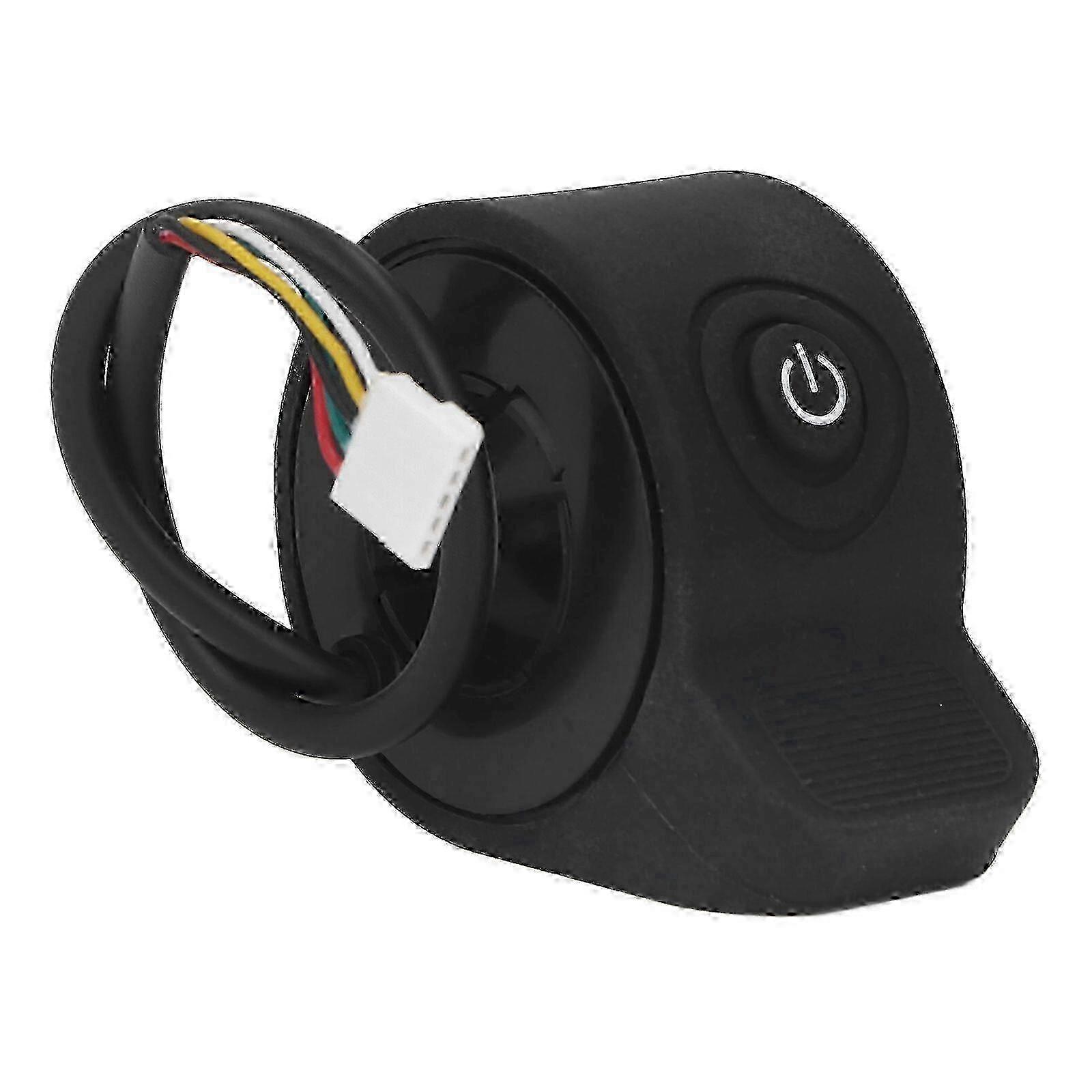 Electric Scooter Thumb Throttle Replacement - Sensitive Accelerator with Raised Stripes, Durable ABS Material