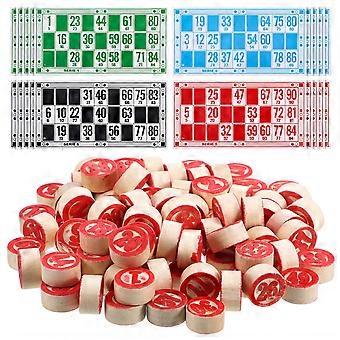 Russian Bingos Chess Toy for Entertainment 1Set Wooden Educational Game