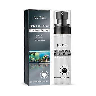 Jue-Fish Fish Tank Stain Cleaning Spray: Stain Removal And Scale Removal Without Residue, No Harm To Fish Cleaning Spray