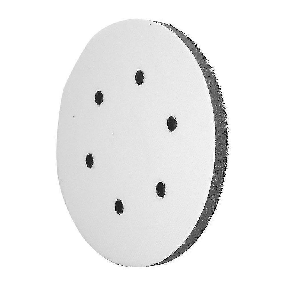 150mm Diameter Soft Buffer Sponge Interface Cushion Pad for Sanding Pads (6 holes)