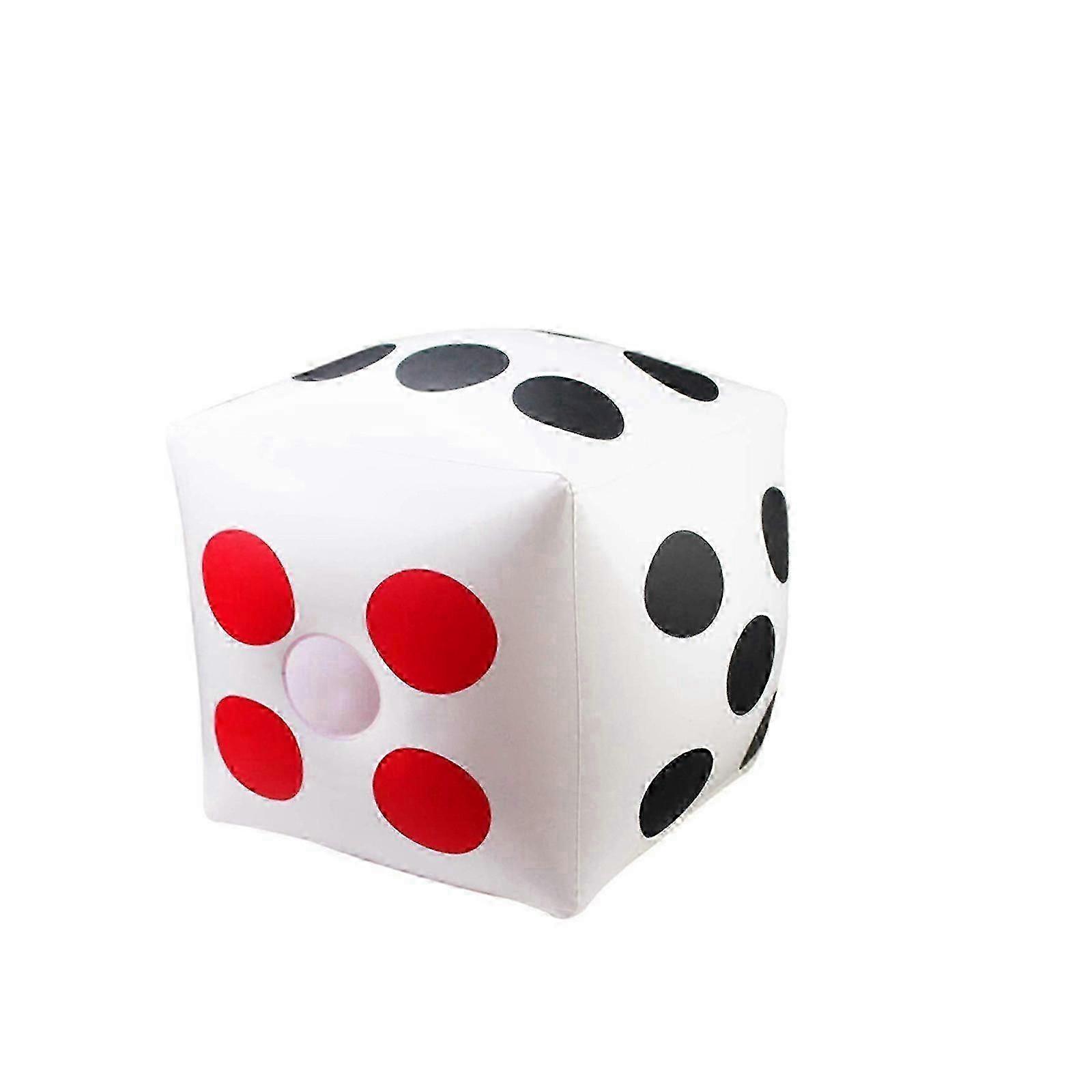 White Black Red Inflatable Giant Dice