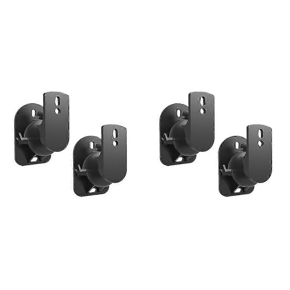 2PCS Speaker Mount Wall Bracket Stand Surround Holder Adjustable
