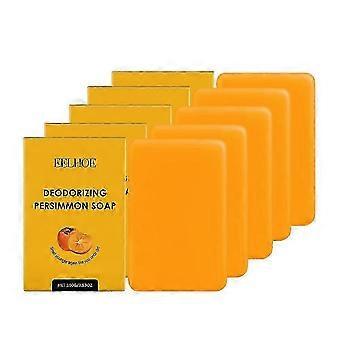 Persimmon Soap for Old People Smell, Deodorizing Persimmon Bar, Moisturizing and Comfortable, Face and Body Suitable NaixDC.B2