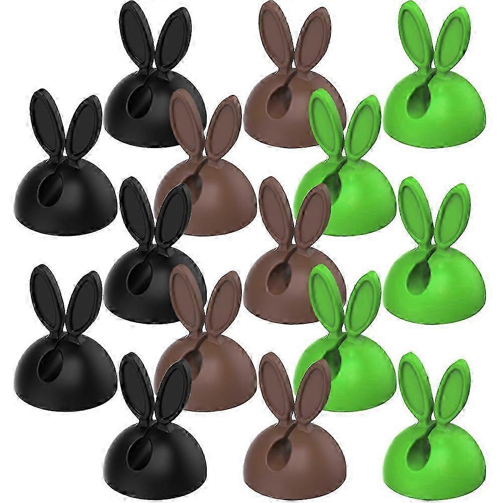 Cable Clips Plastic Cable Holder compatible with Fixing Use 30Pcs Rabbit Design