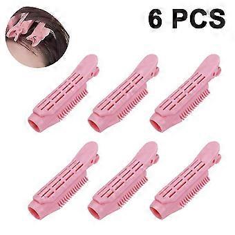 R9 6 Pieces Volume Hair Curler Clip Natural Fluffy Hair Clip Hair Root Curler Roller Diy Curler Fluffy Clamp Roller Hairstyling Clip Styling Tool