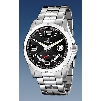 Festina f16480/3 Quartz Analog Man Watch with Stainless Steel Bracelet F16480/3