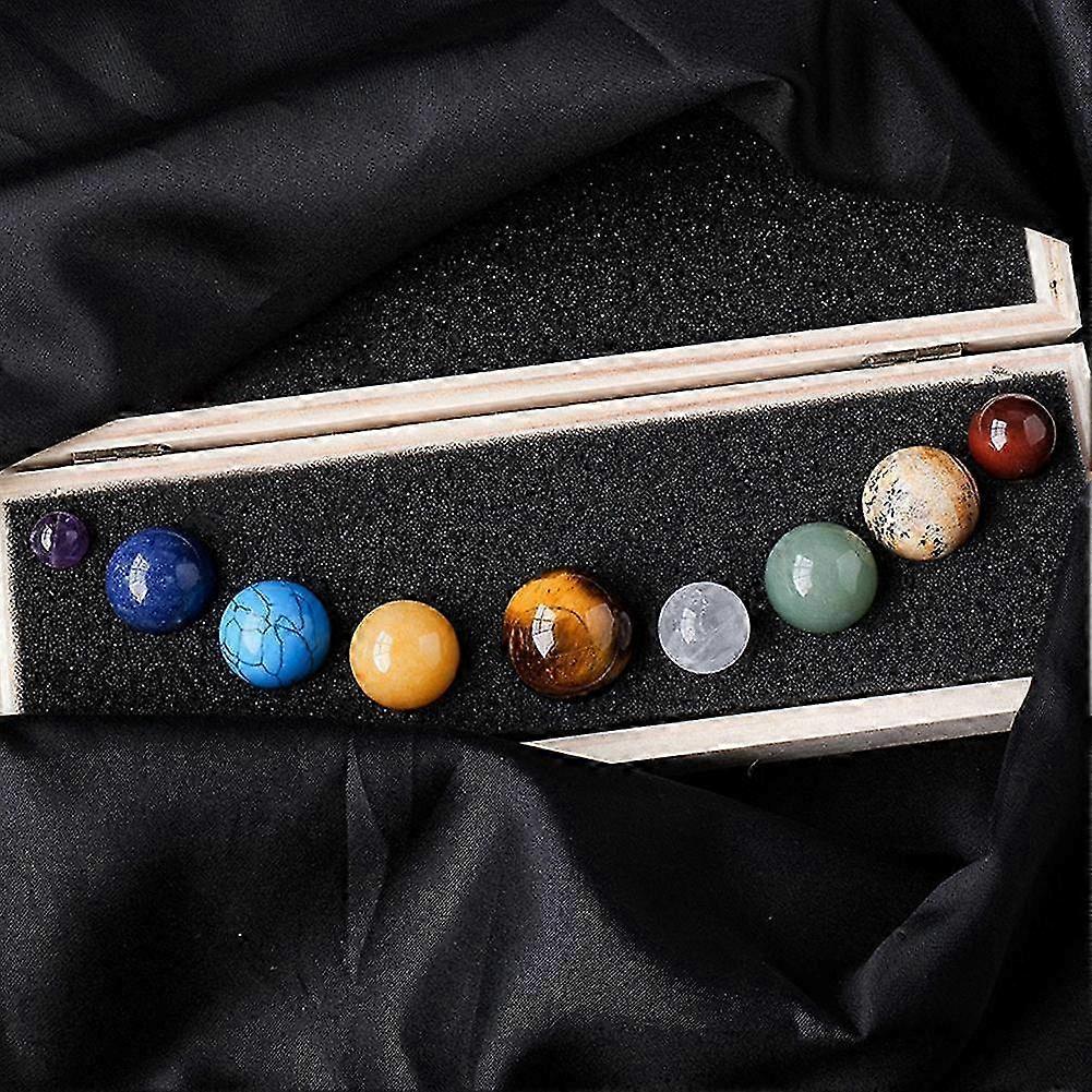 Handmade Crystal Planet Solar Set