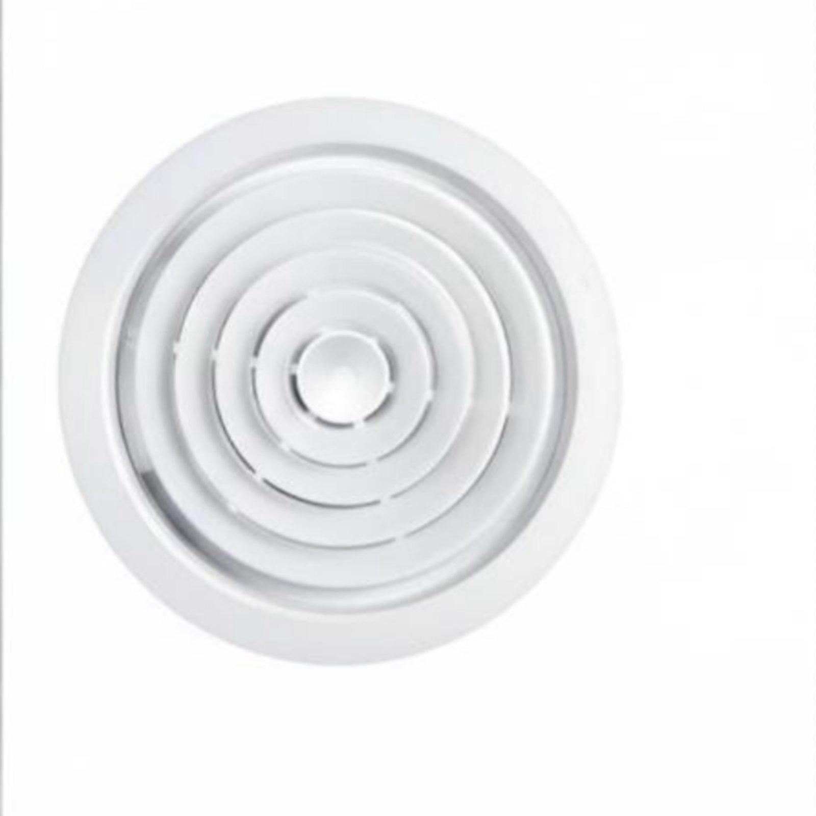 Round ABS Diffuser, Louvered Vent Outlet, Central Air Conditioning Exhaust