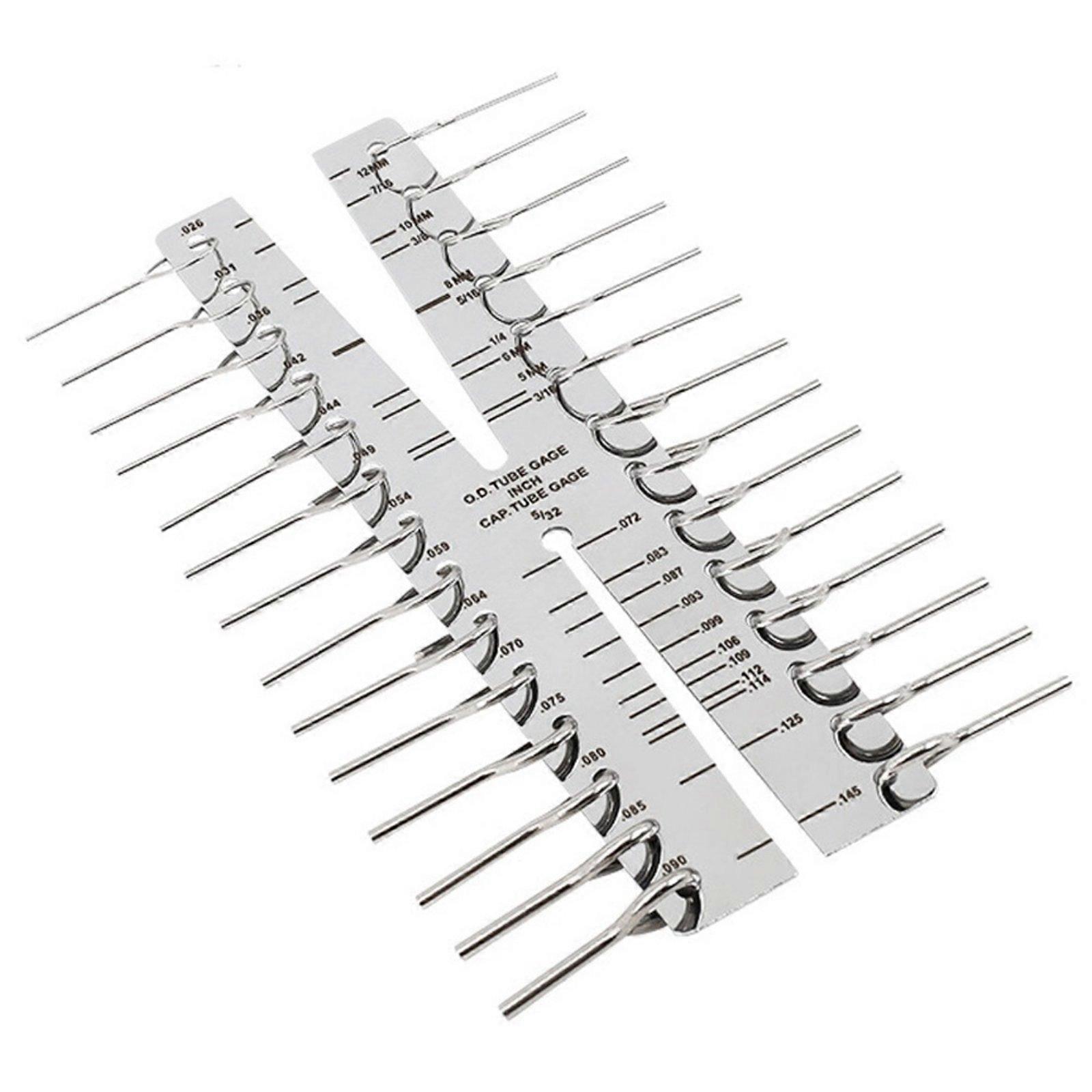 Capillary Tube Gauge Inner Outer Diameter Gauge for Workshop