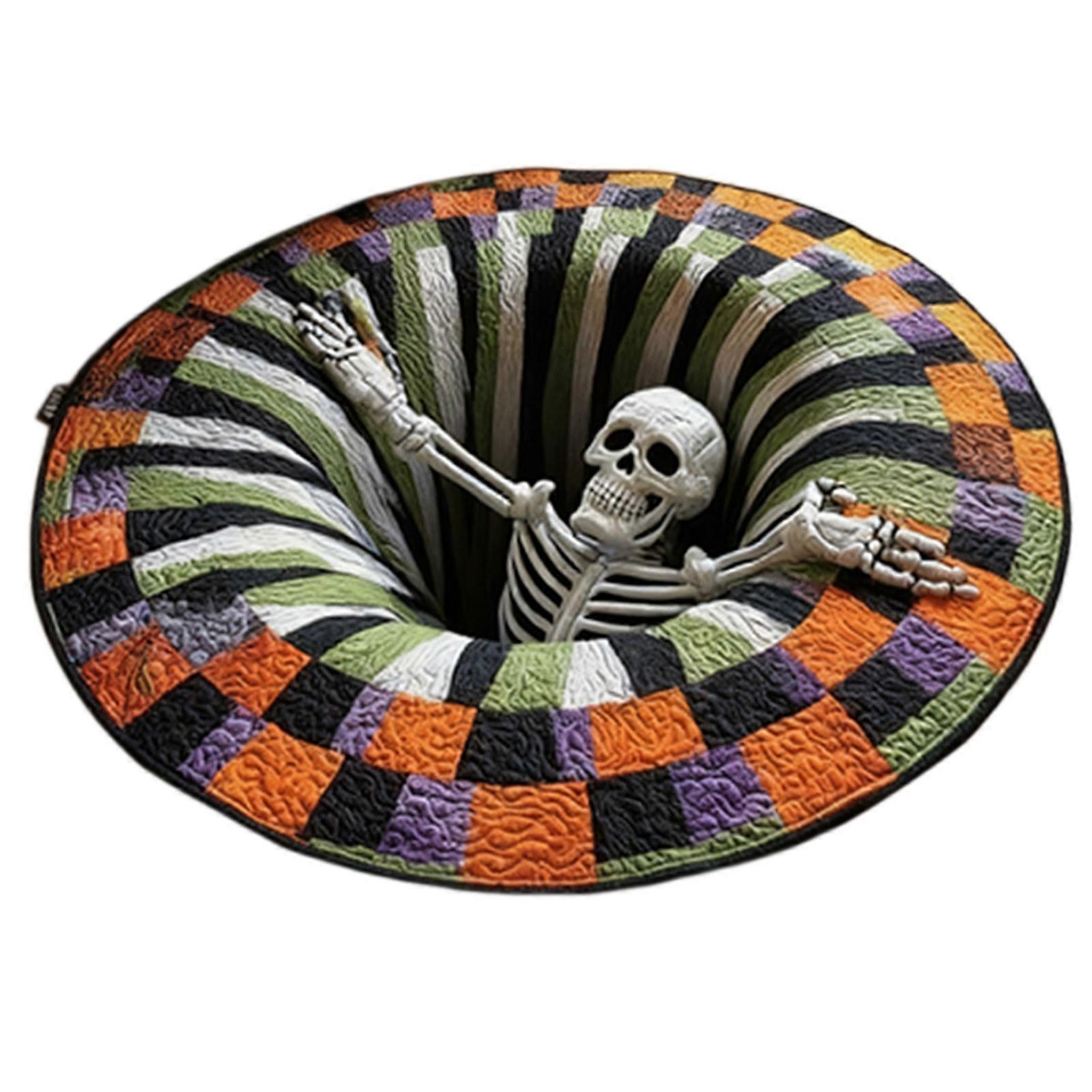 Flat Vortex Halloween Entrance Mat