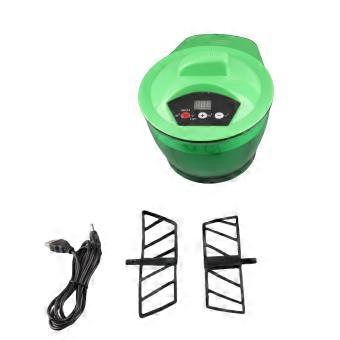 Electric Hair Coloring Bowl Dyestuff Automatic Mixer Blender Dye Crm Mixing Bowl (Green)