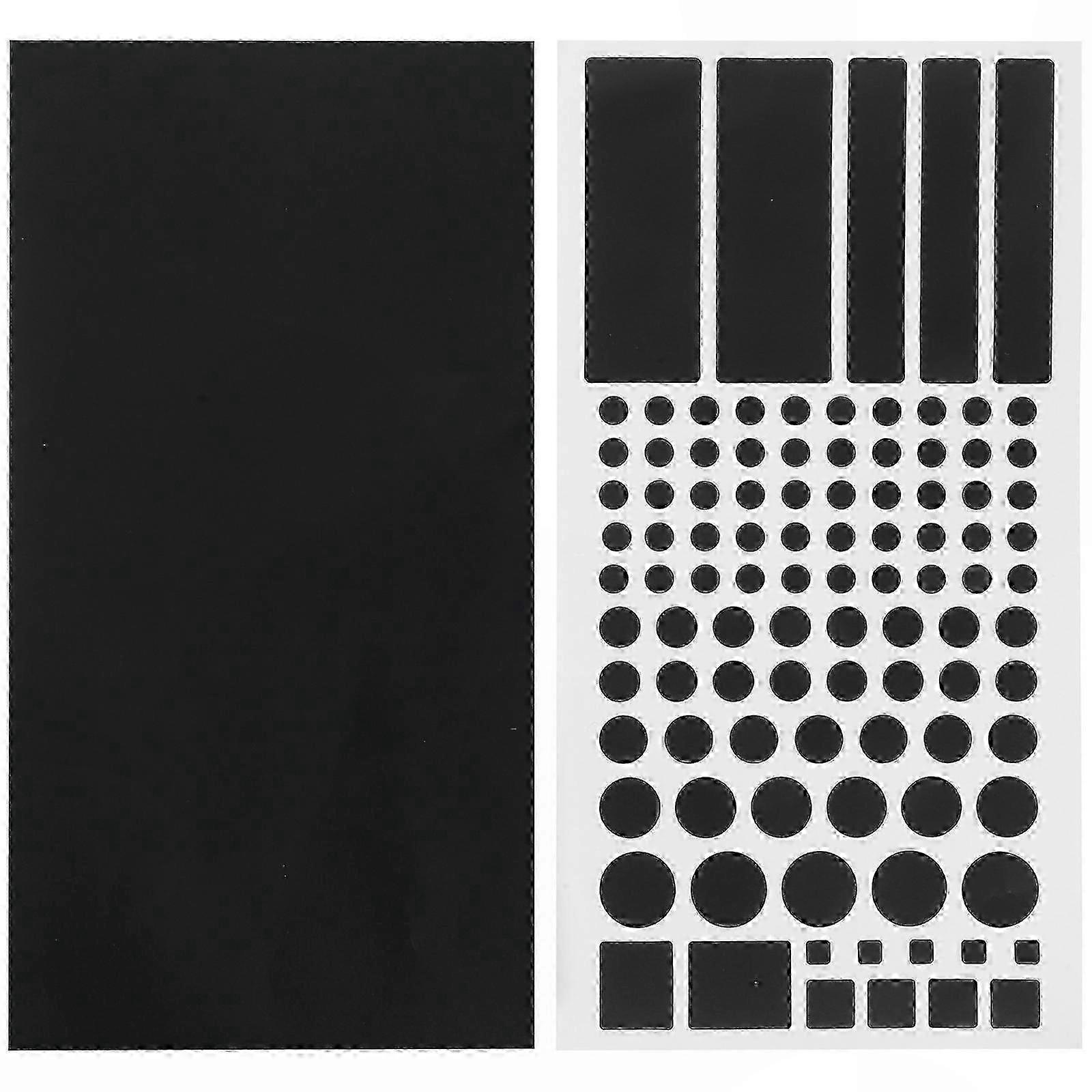 LED Light Blocking Blackout Shading Stickers, 2 Sheets compatible with Router Shading