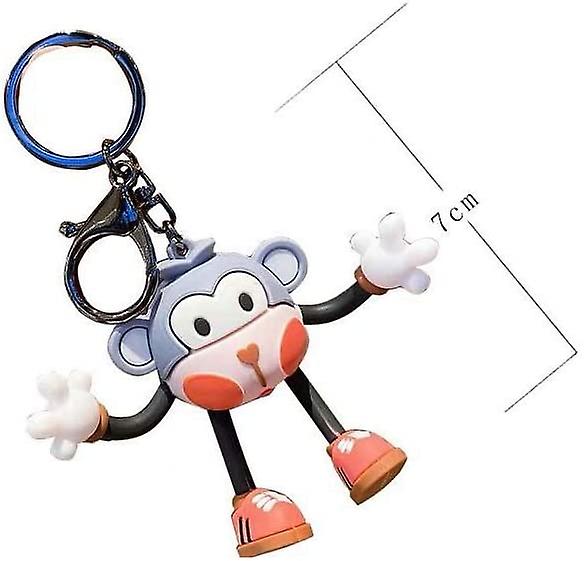 Porte-clés Betty Boop Vintage – PlastiColor 2006 – Rouge – Clip Mousqueton