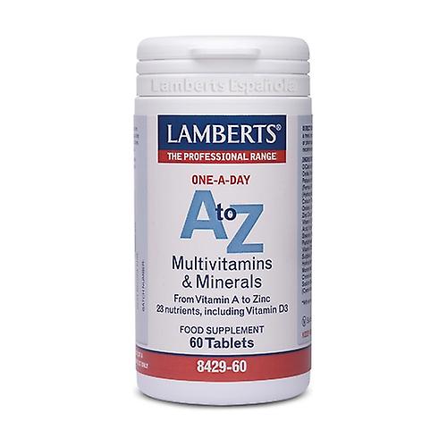 A-Z Multivitamins and minerals 60 tablets