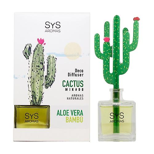 Air freshener sys diffuser cactus aloe-bamboo 90 ml (Citric - Aloe vera)