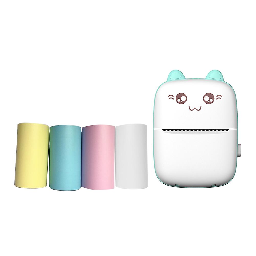 Tanabilir Kablosuz Bluetooth Termal Yazc Mini Kedi 200dpi Fotoraf Cep Etiket Yazc 57mm Bask Android Ios Iin Yazclar