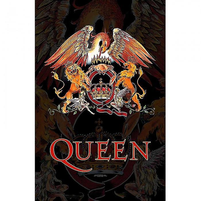 Queen Crest Textile Poster
