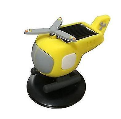 Yellow 2 Solar Plane Model educational Toy