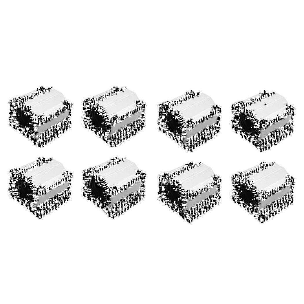 8 Pcs Sc20uu 20mm Aluminum Linear Motion Ball Bearing Slide Bushing For Cnc
