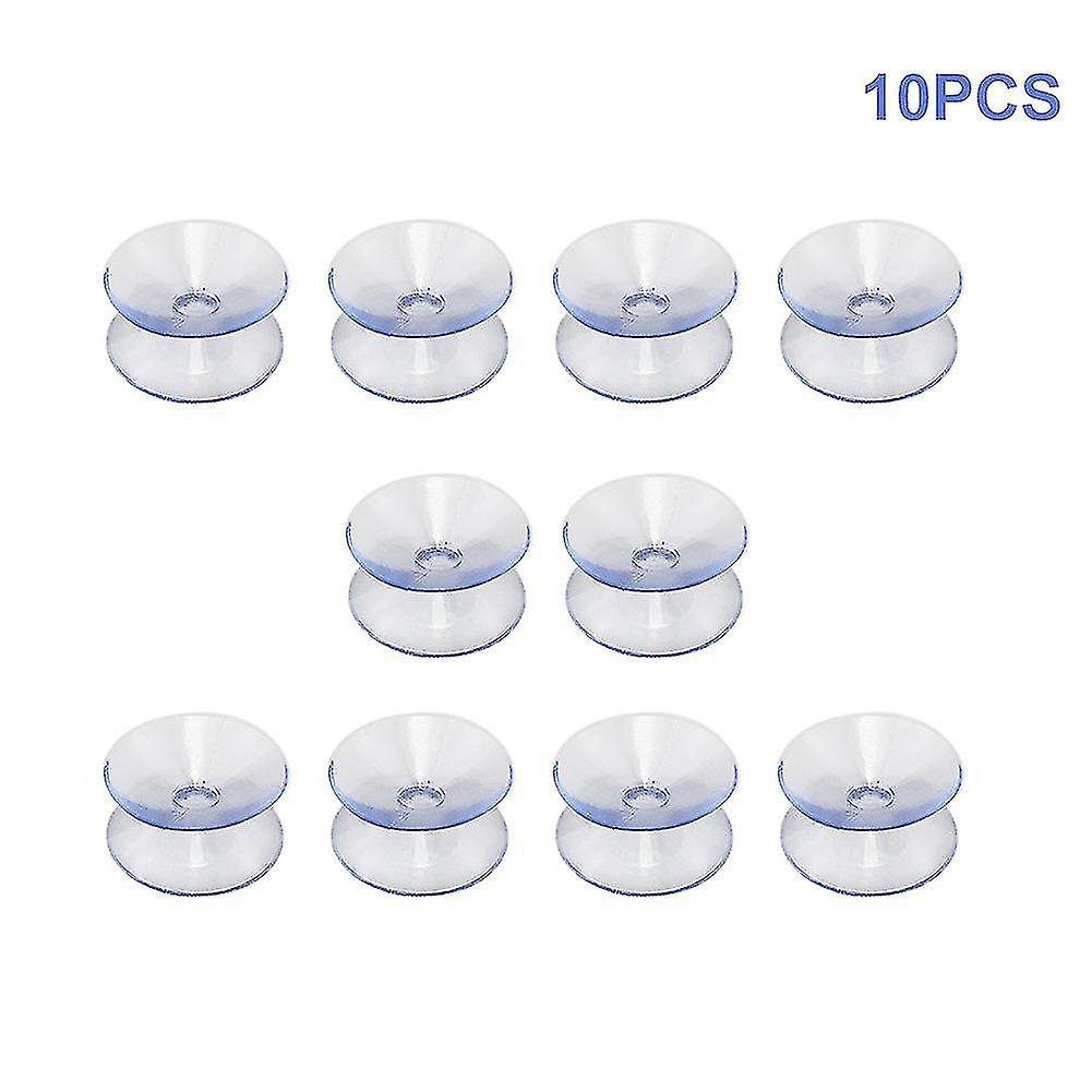 10pcs Multifunctional Spacers Suction Cups Double Sided Non-slip Glass Tabletop