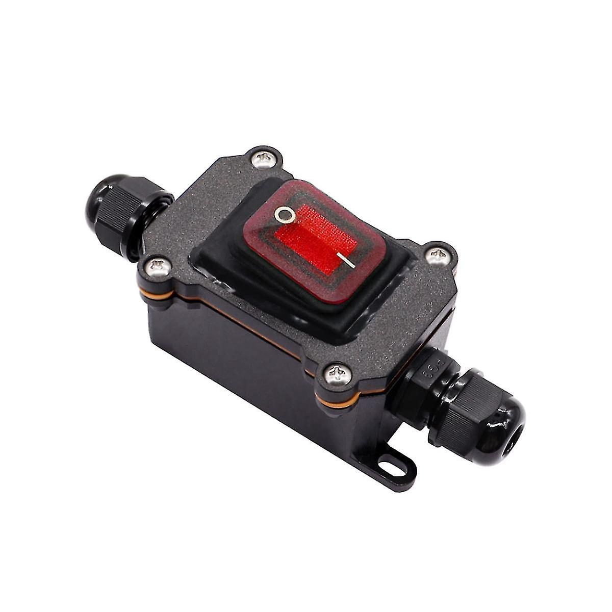 Ip67 Waterproof Inline Switch 12v Dc 20a High Current Power Waterproof Switch