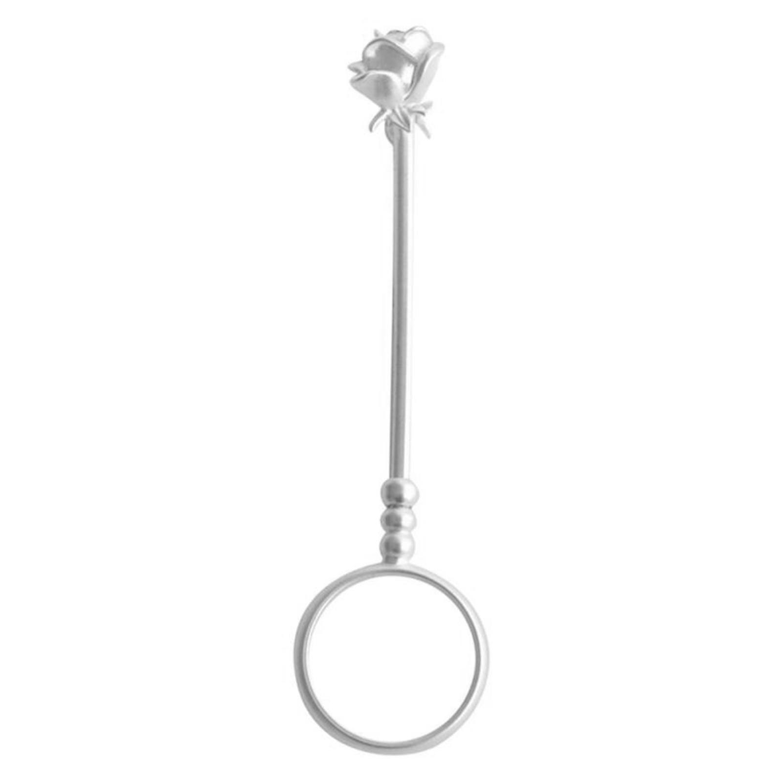 Holder Ring Adjustable Flower Pattern Brass Rose Cigarette Rack For Smoking